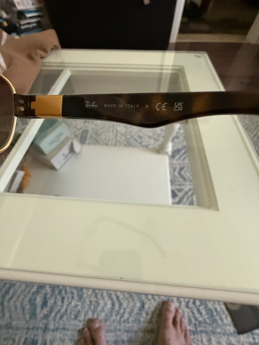 Ray-Ban RB3522 Sunglasses Gold Tortoise Shell