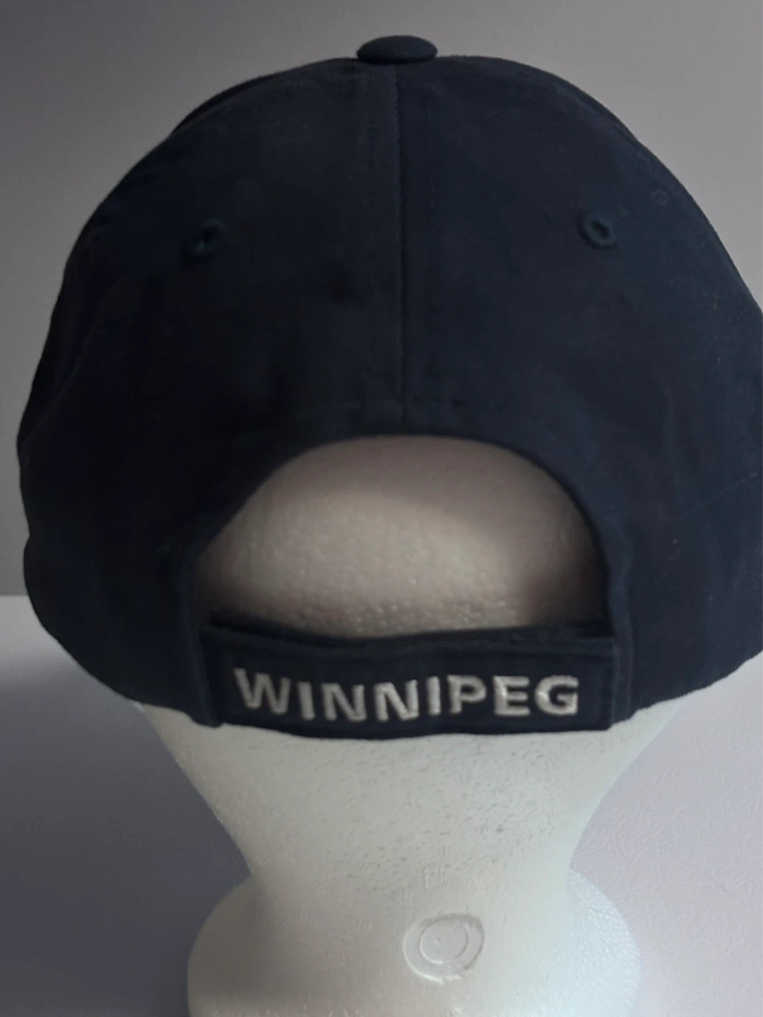 Vintage Winnipeg Goldeyes Navy Blue Baseball Cap - photo 4