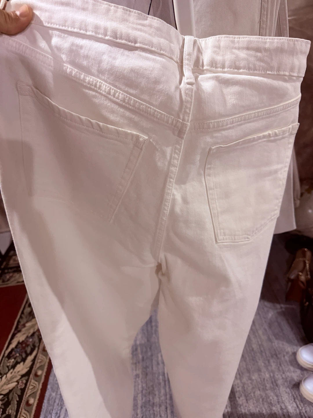 Old Navy White High-Rise Wide Leg Jeans - Size 14 - photo 4