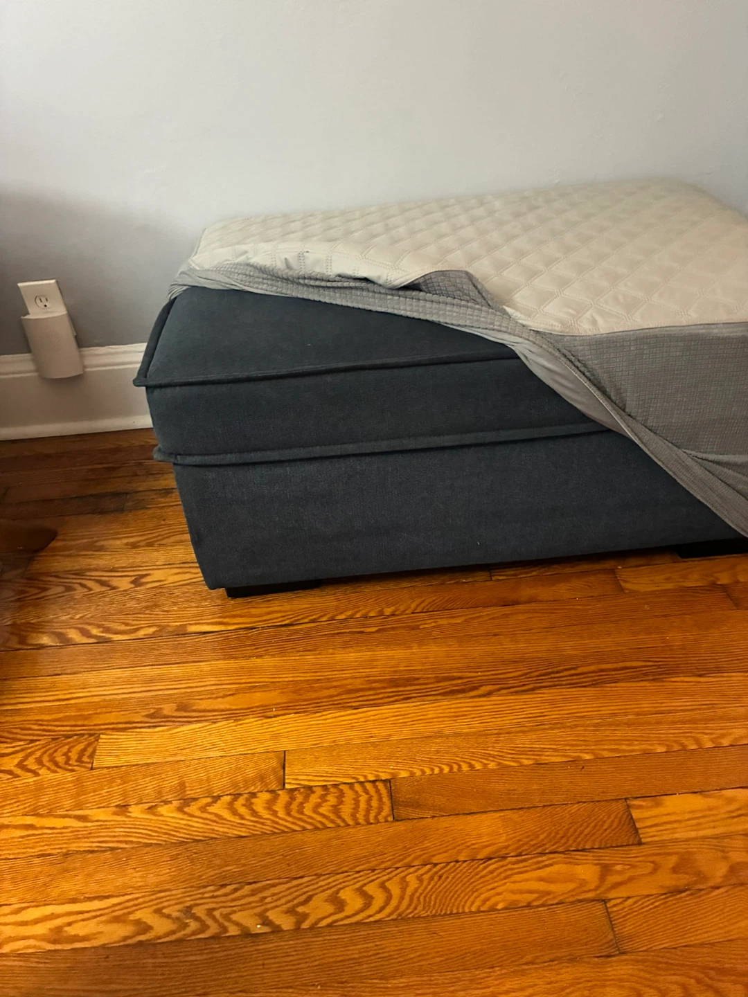 Storage Ottoman Bench - Dark Gray - photo 2