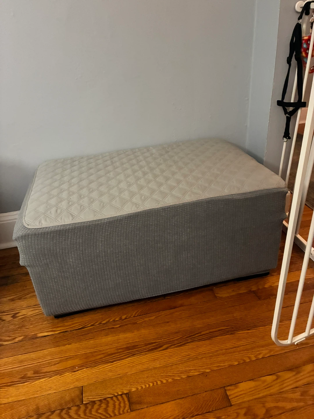 Storage Ottoman Bench - Dark Gray