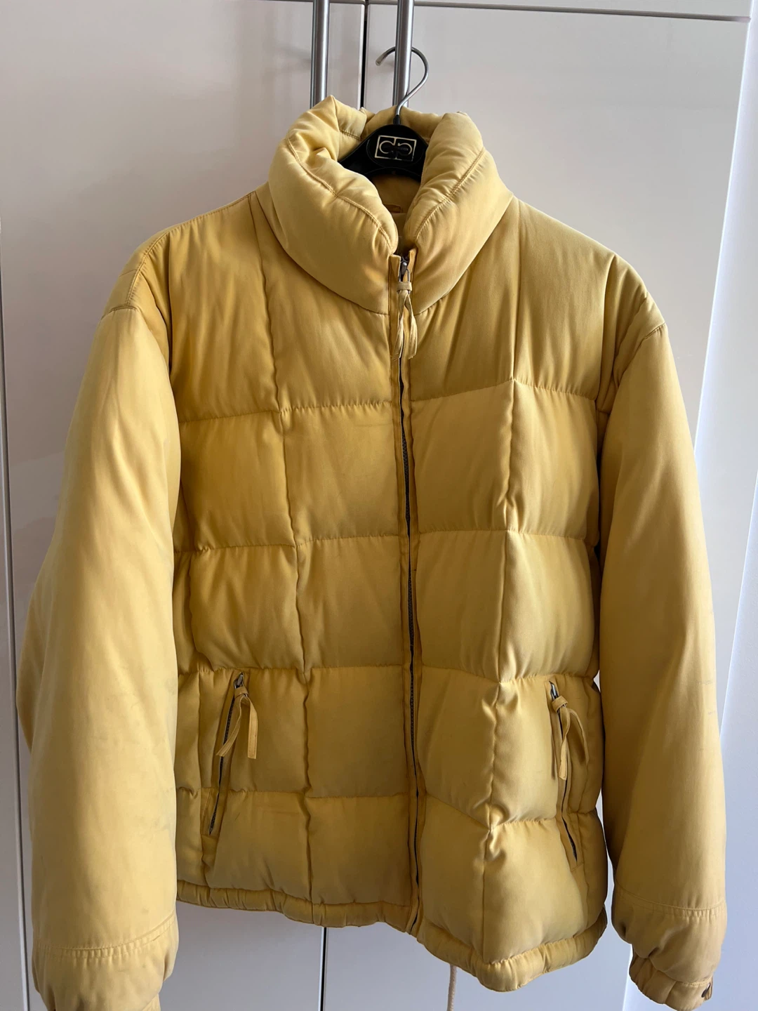 Yellow Duvet Down Puffer Jacket by Nuage