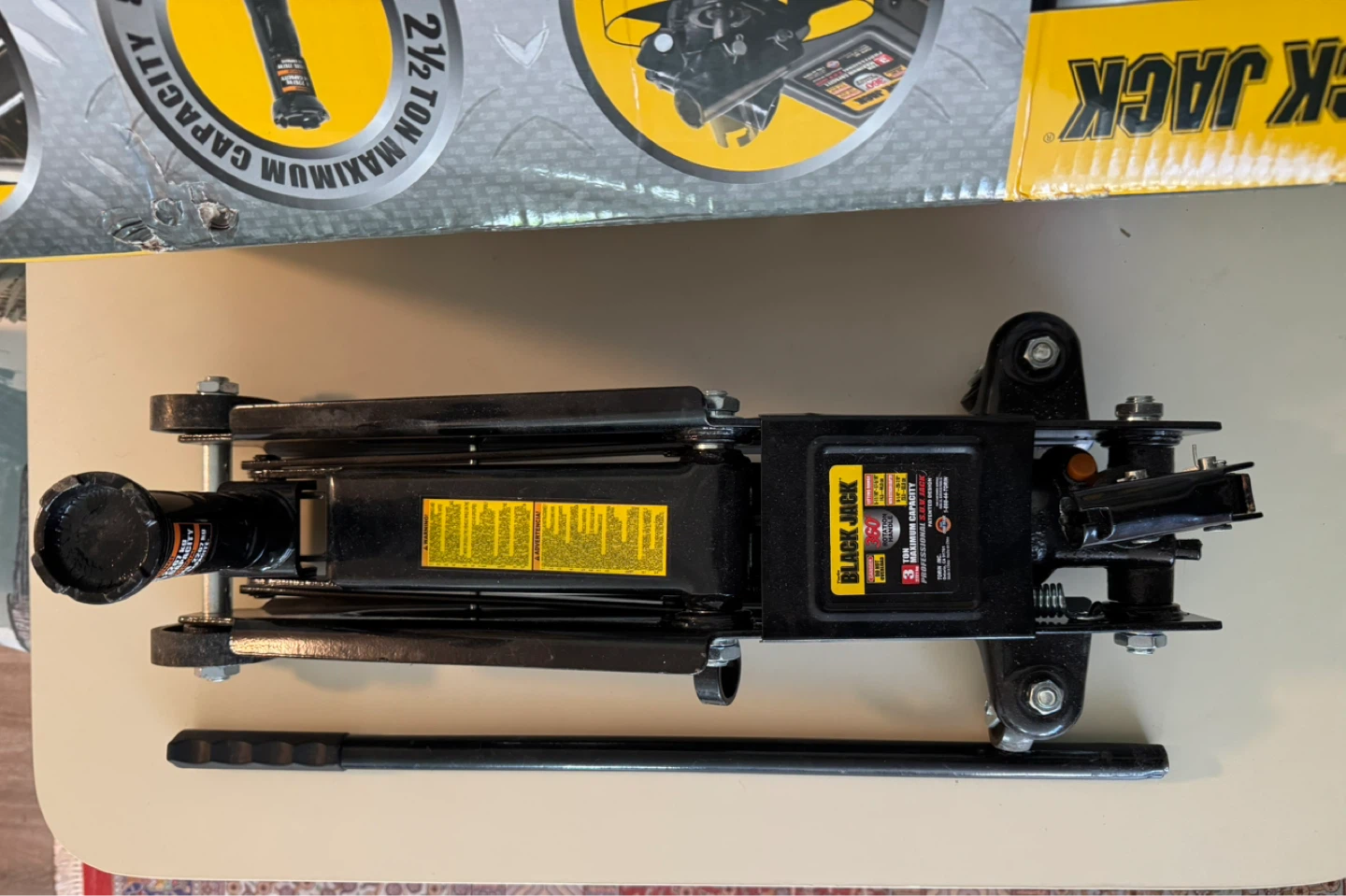 Black Jack 3 Ton Low Profile Floor Jack - photo 3