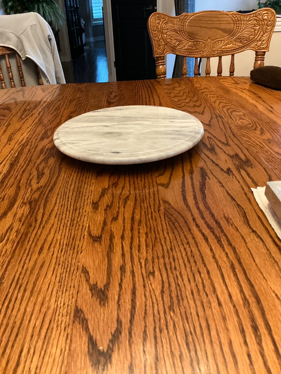 Marble Cake Stand or Cheese Board Lazy Susan