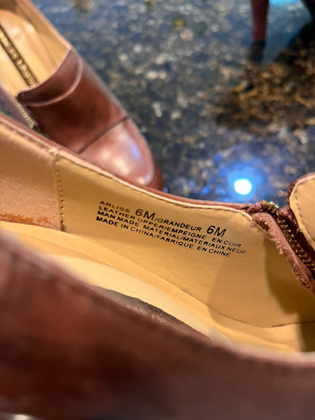 Chinese Laundry Women's Brown Leather Heeled Shoes - Size 6M - photo 3