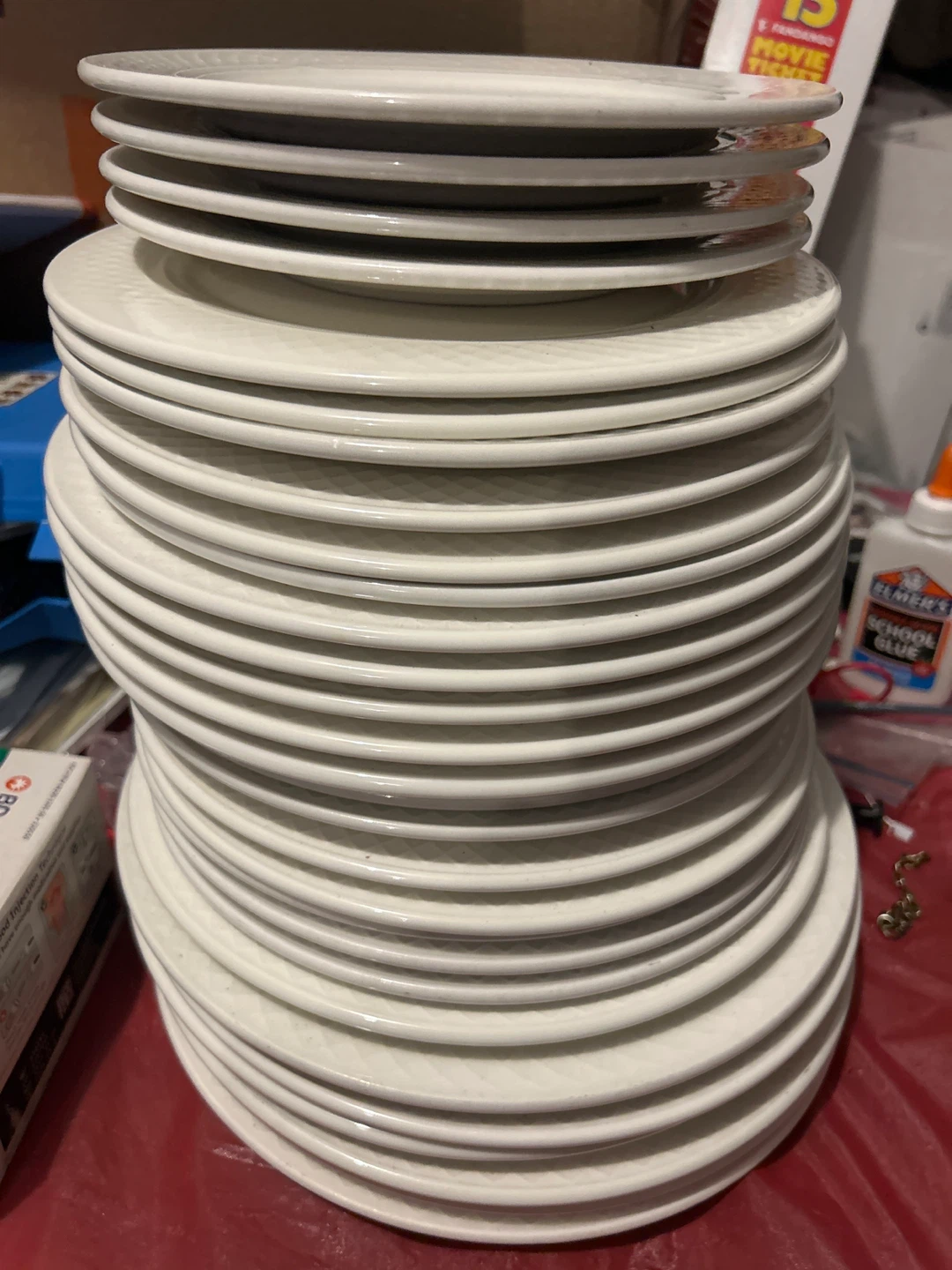 Homer Laughlin White Dinner plates