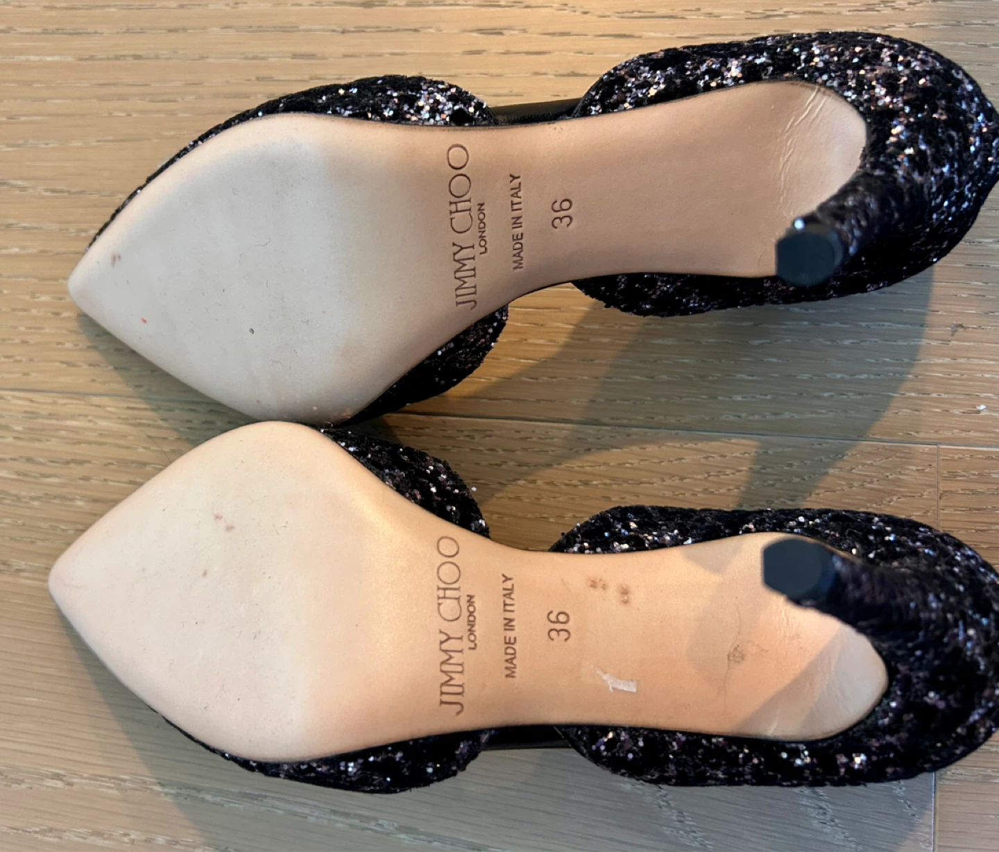 Jimmy Choo Glitter Bow Pumps Size 36 - photo 3