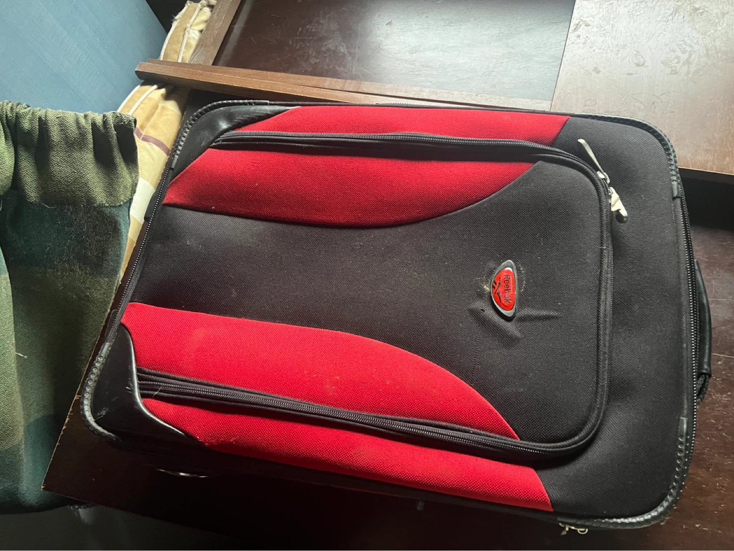Reebok Black and Red Carry-On Luggage