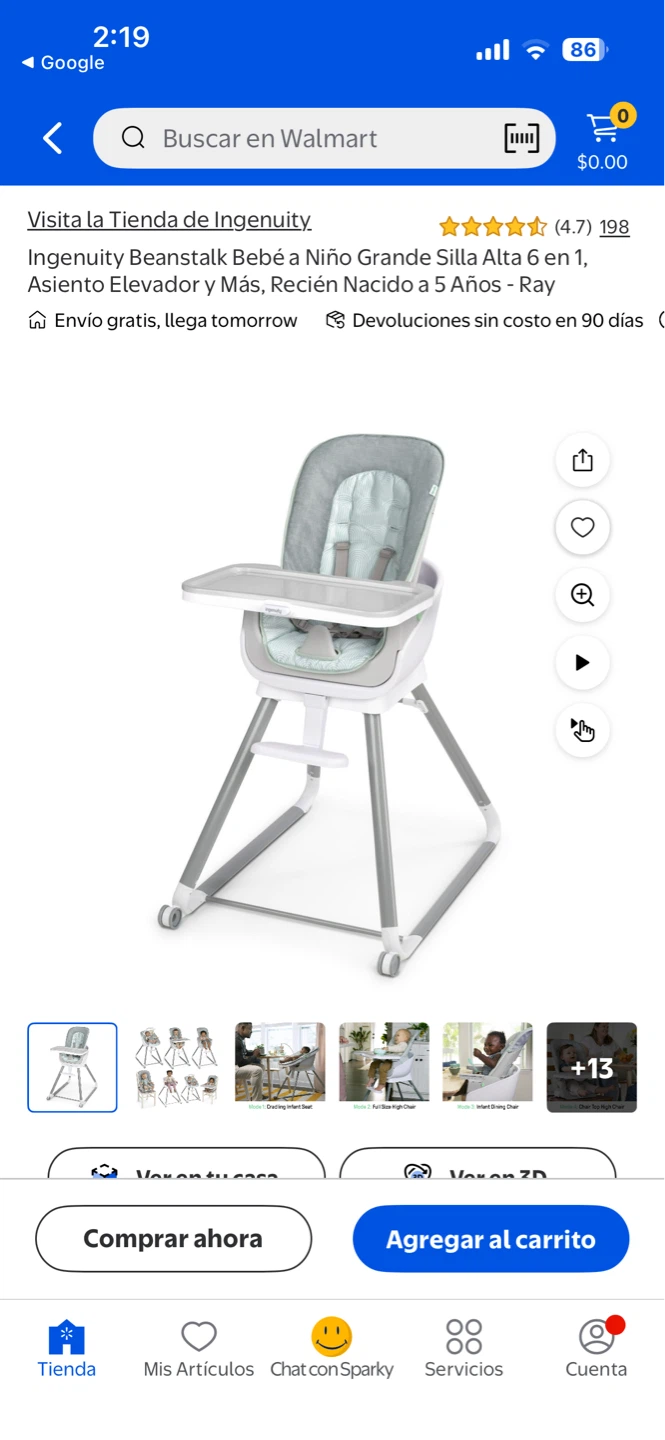 Ingenuity Beanstalk Baby High Chair - photo 2