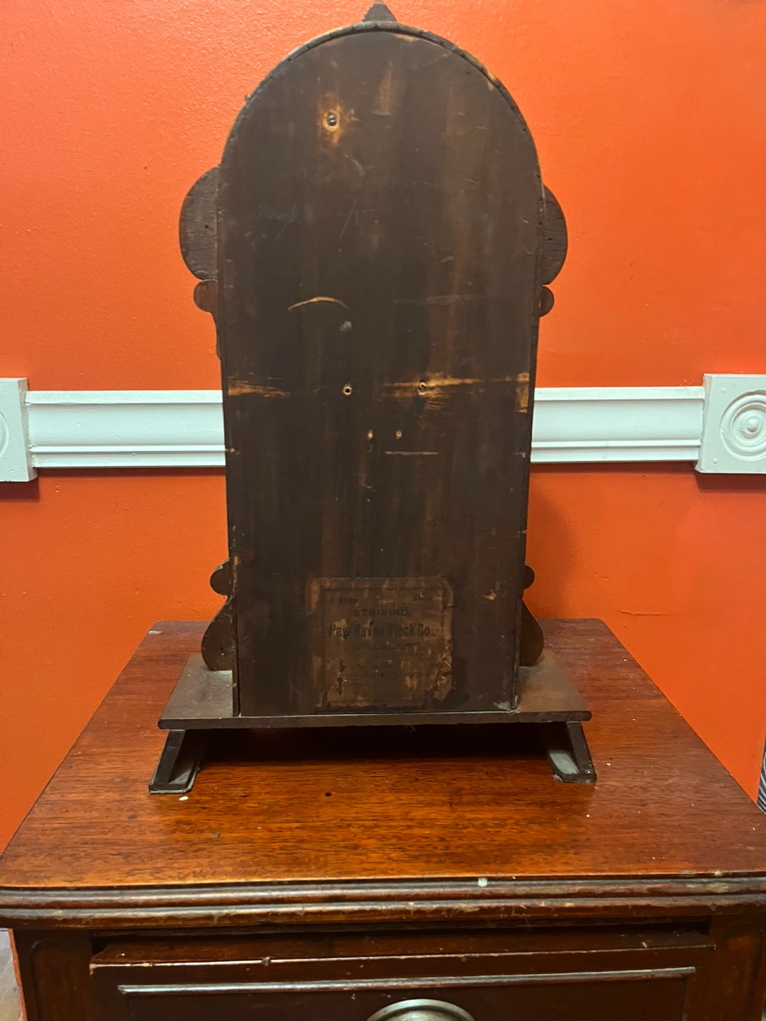 New Haven Clock Co. Striking Mantel Clock - photo 4