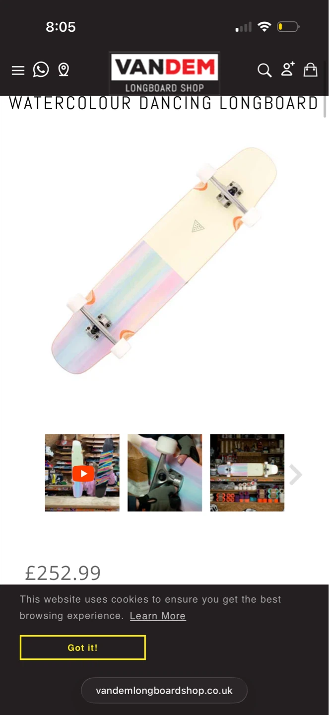 Rare Landyachtz Longboard Skateboard - photo 3