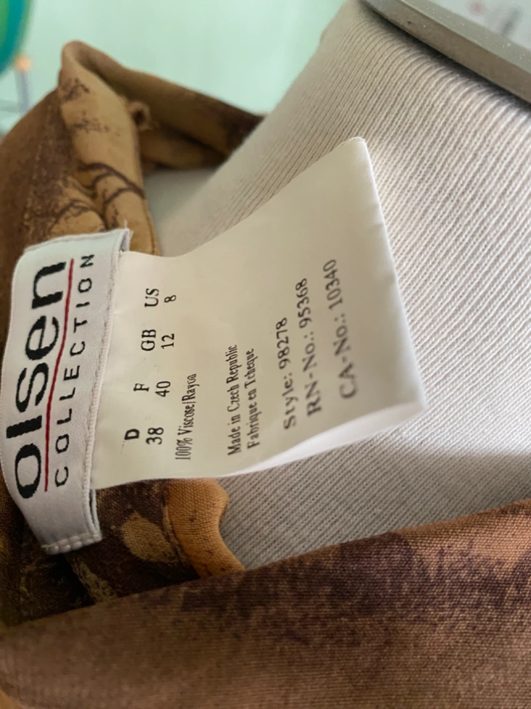 Olsen Collection Safari Print Button-Up Blouse - photo 3