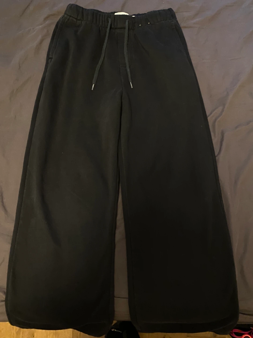 Hollister Black Wide Leg Sweatpants Size S - photo 4