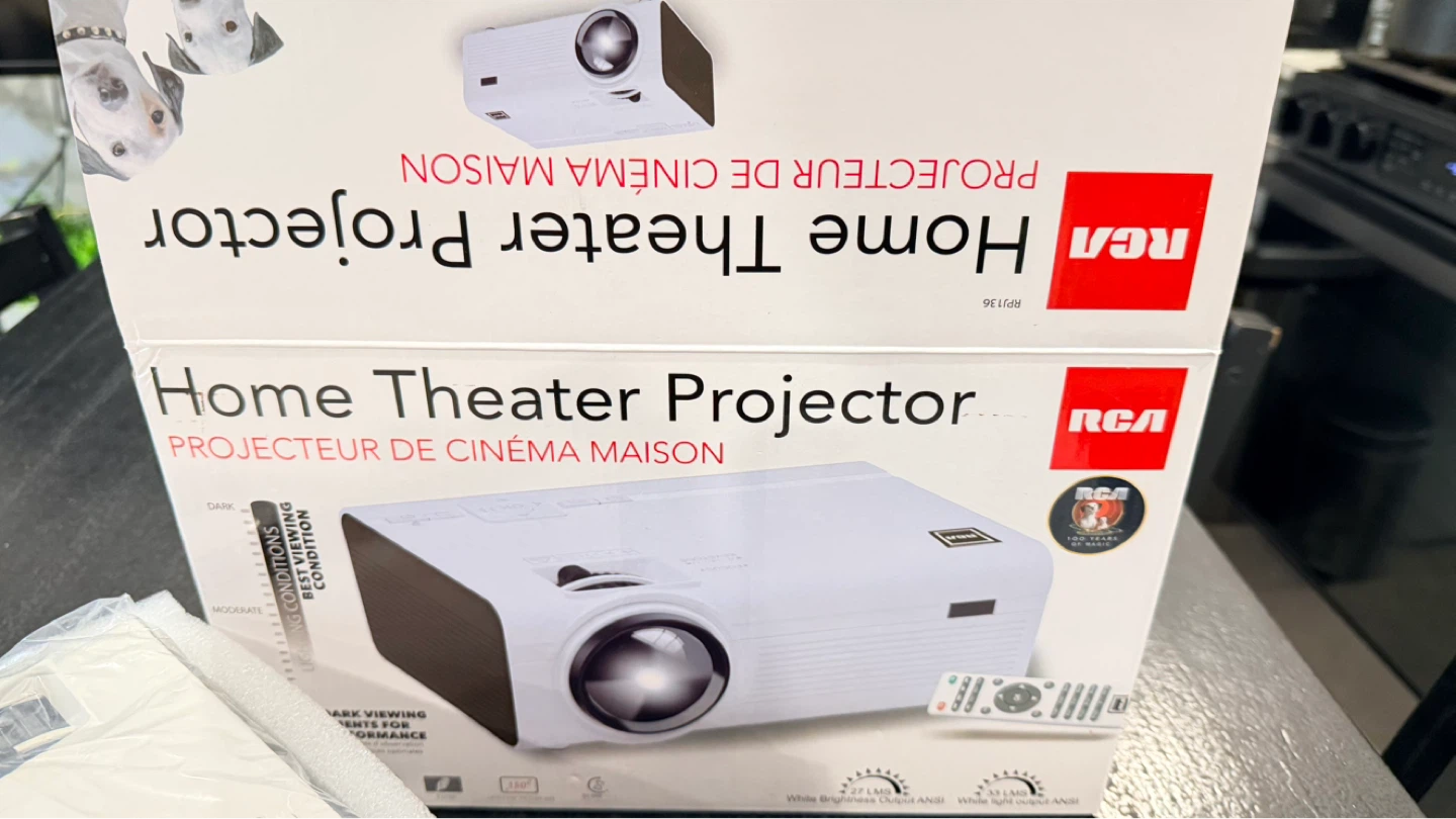RCA Home Theater Projector with Remote