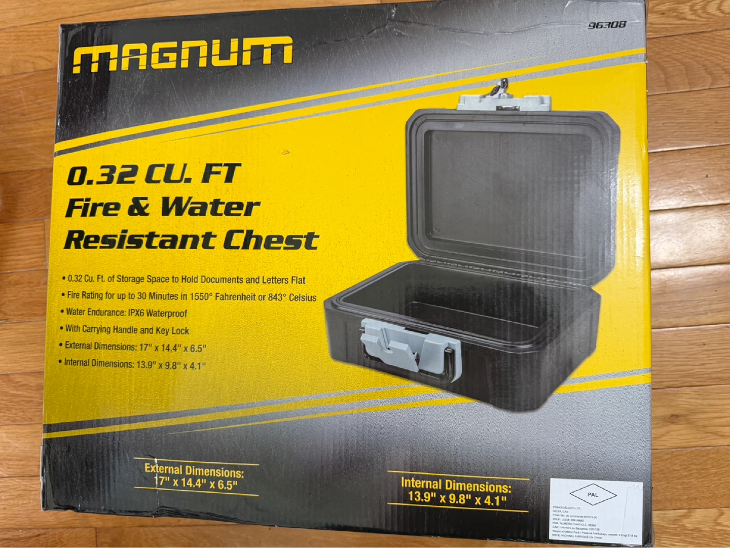 Magnum 0.32 Cu. Ft. Fire & Water Resistant Chest