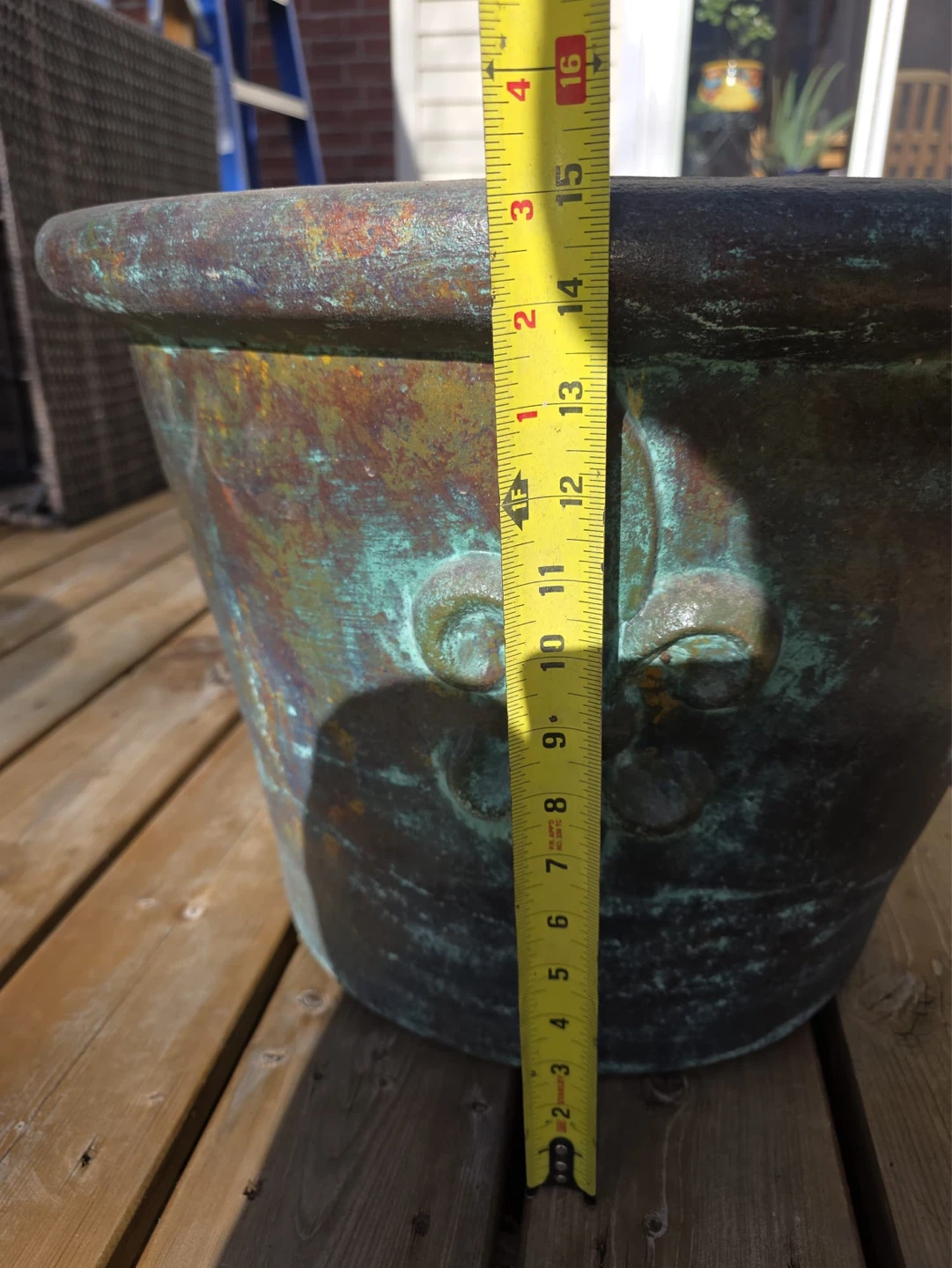 Large Decorative Terracota Planter Pot  from  México - photo 2