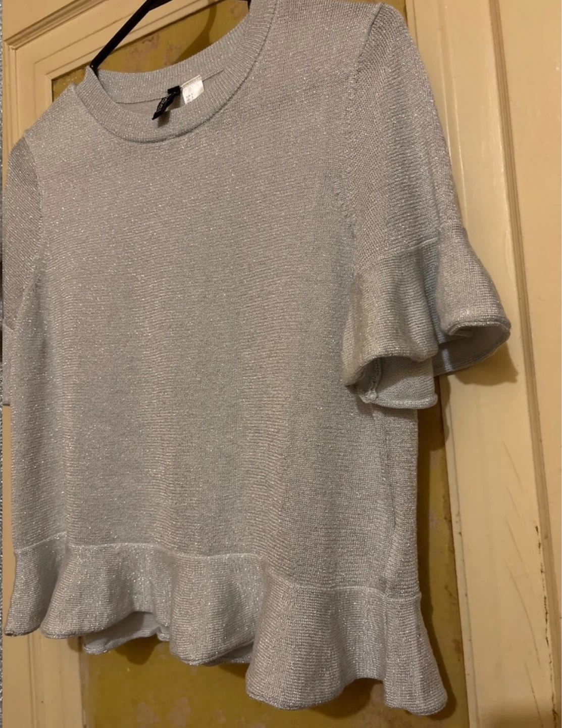 H&M Silver Top szS - photo 3