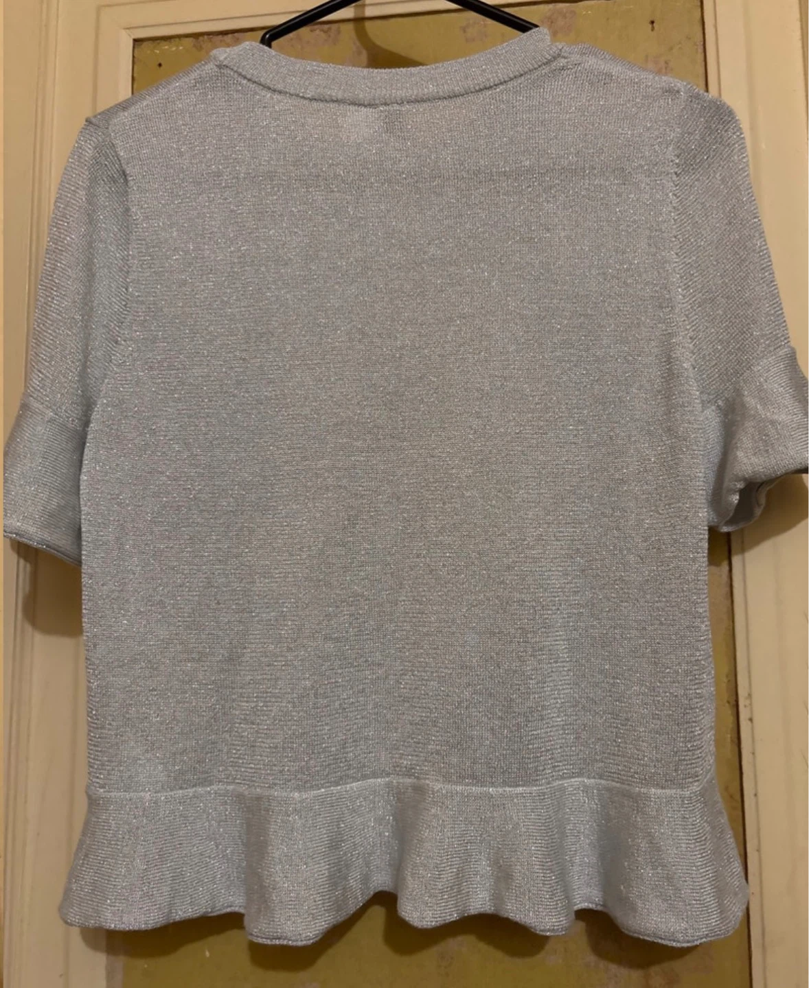 H&M Silver Top szS - photo 4