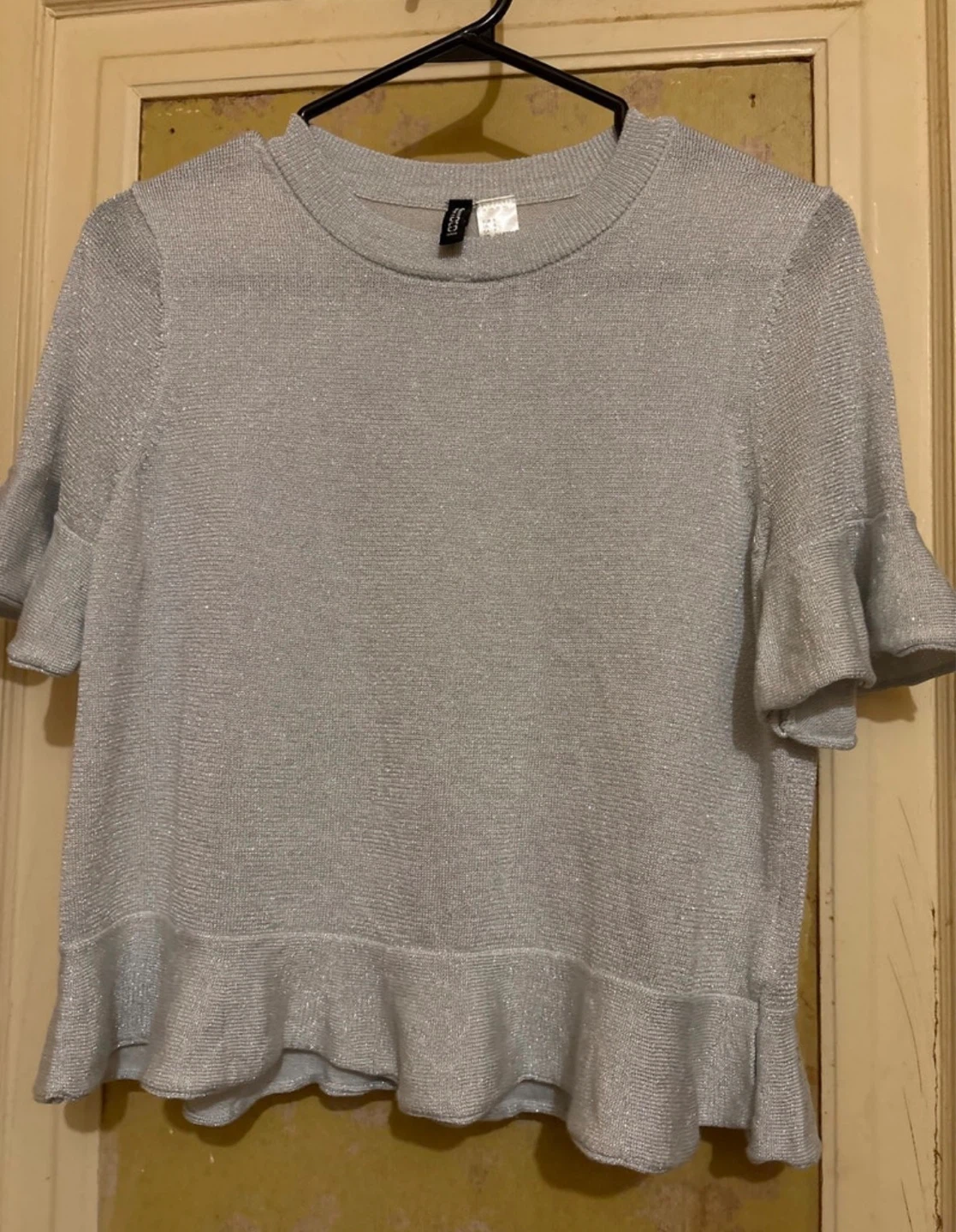 H&M Silver Top szS