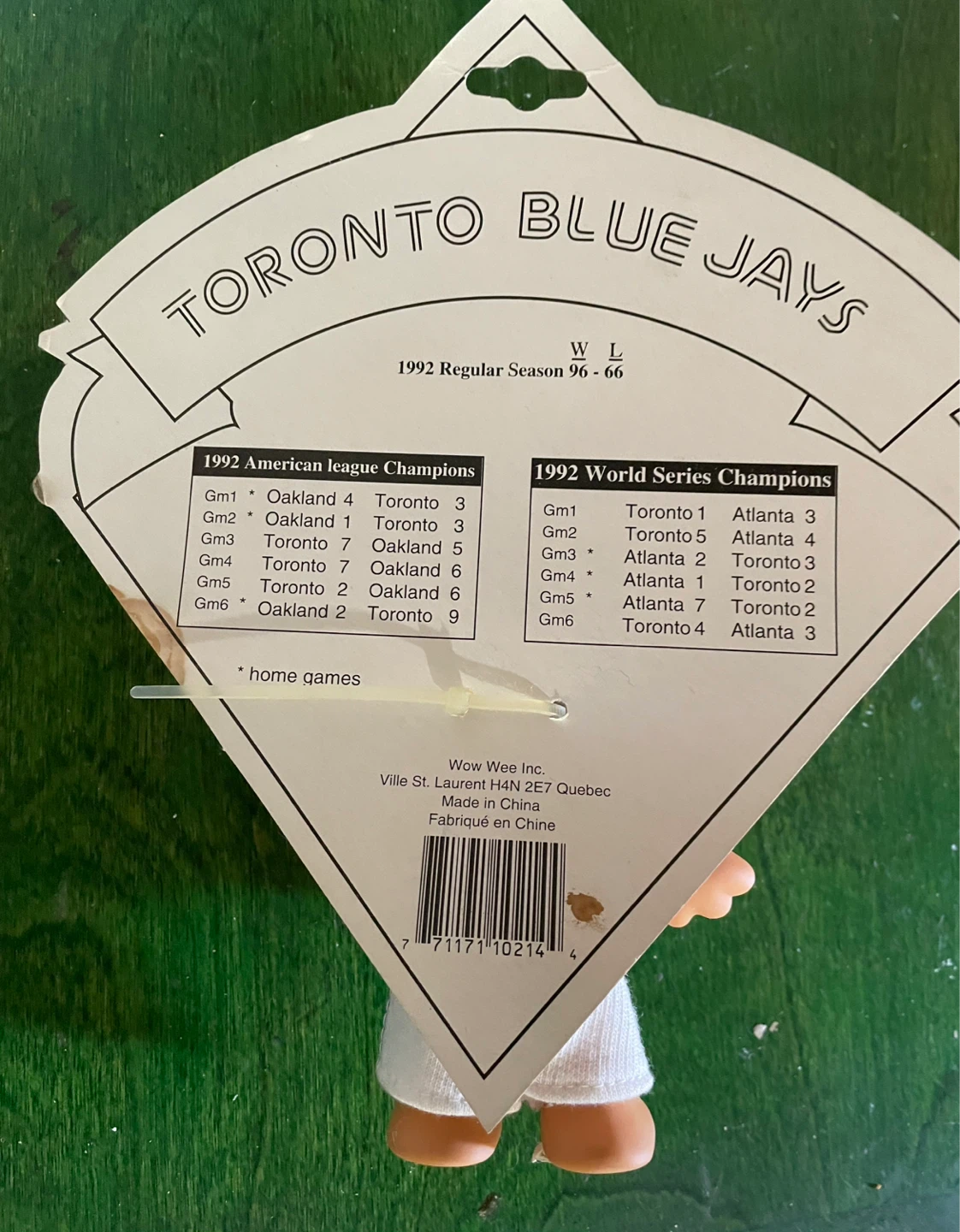 Toronto Blue Jays 1992 World Series Troll Doll - photo 2