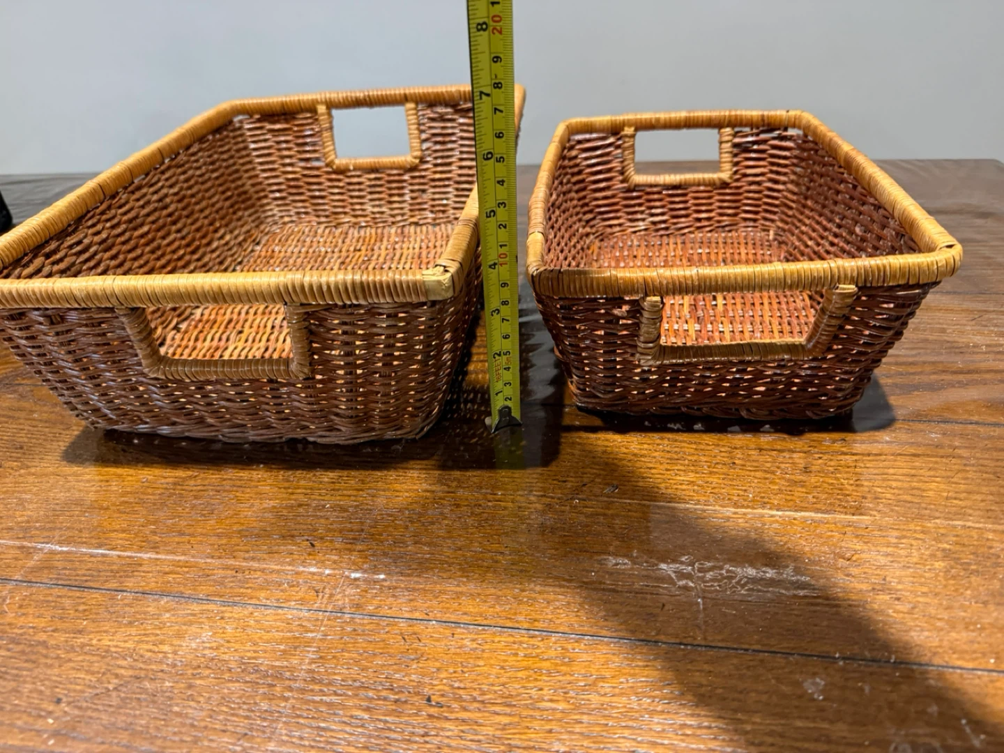 Wicker Storage Baskets (Set of 2) - photo 2