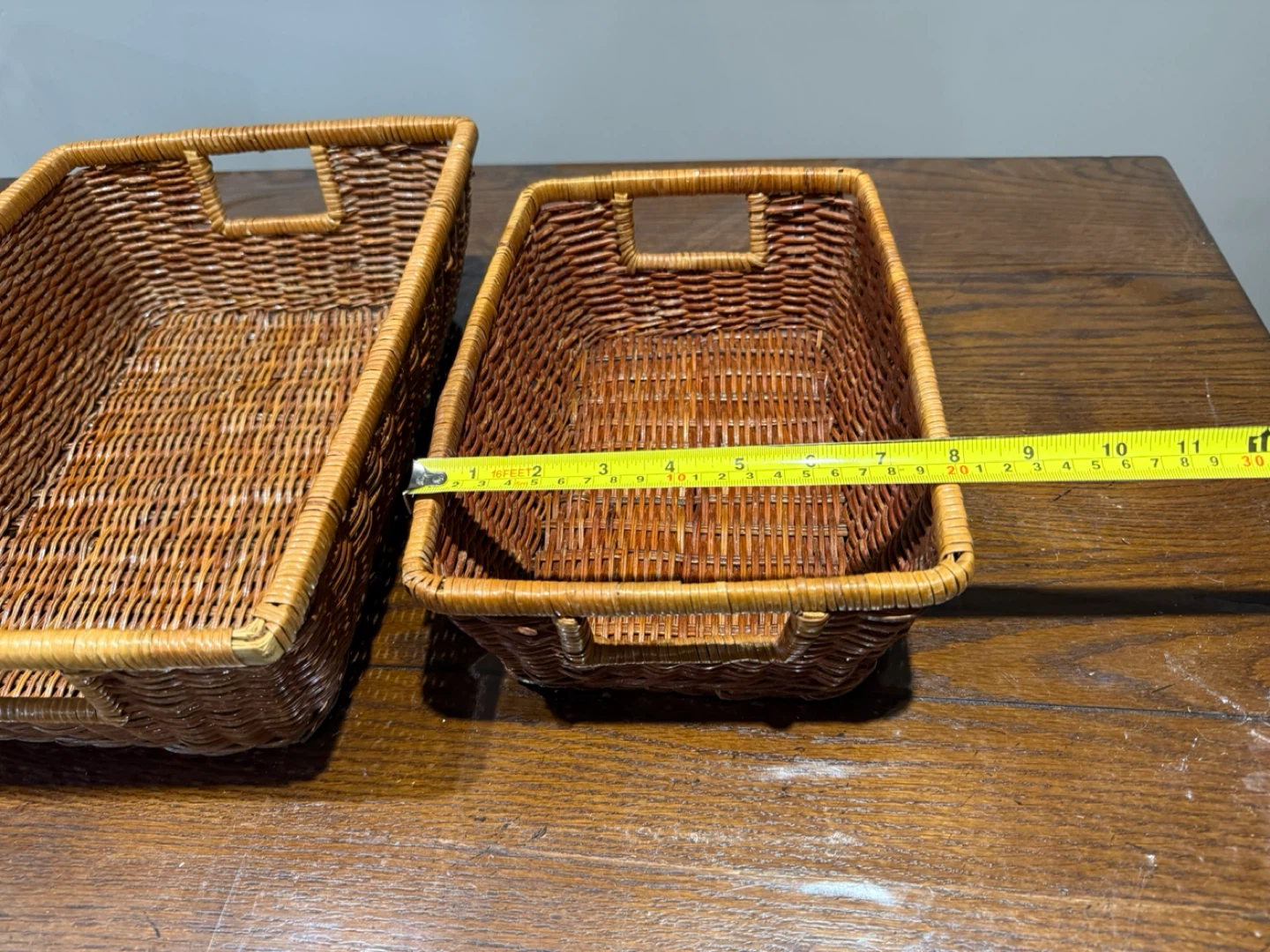 Wicker Storage Baskets (Set of 2) - photo 3