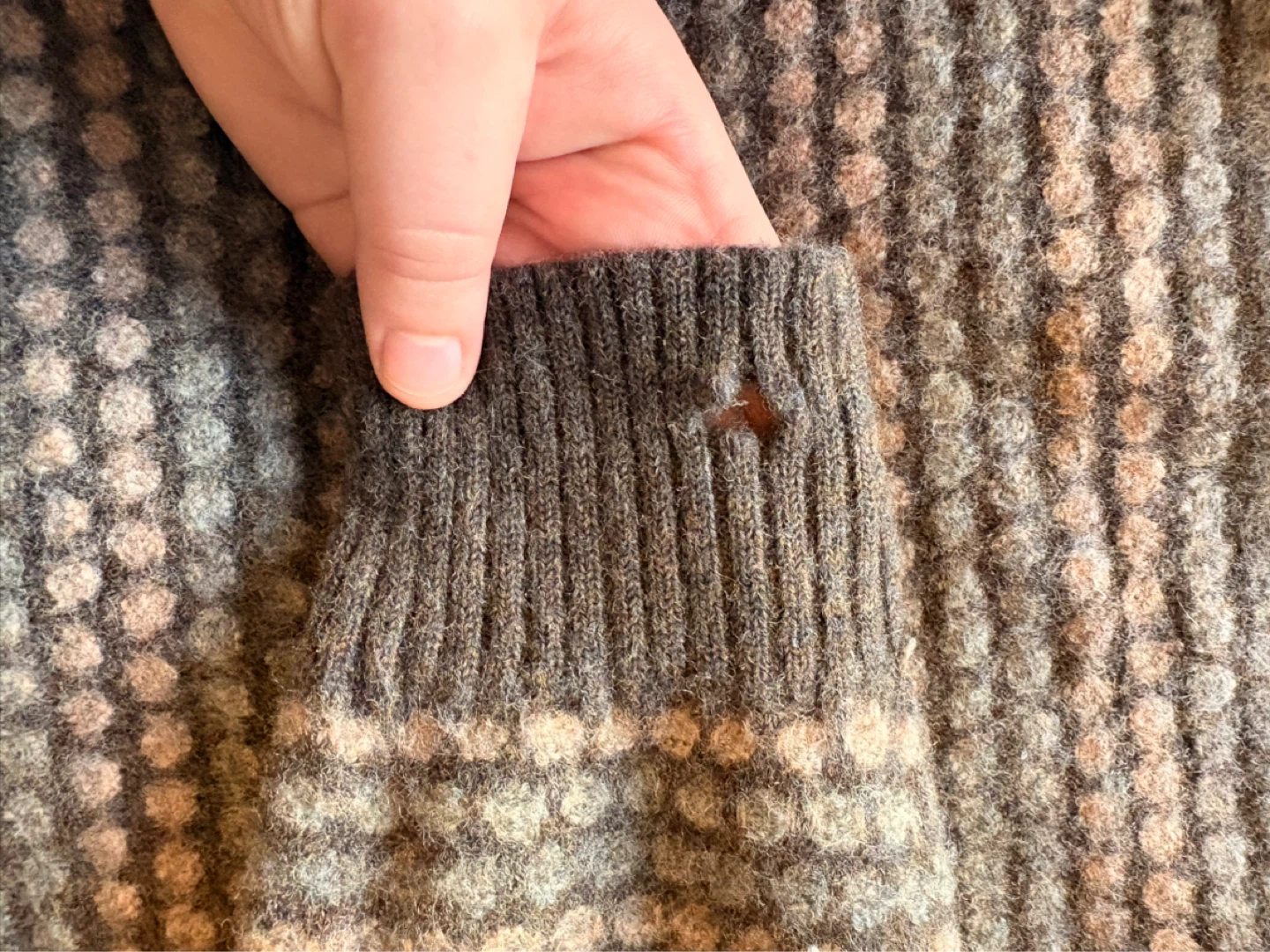 Vintage Knit Grandpa Sweater - photo 3
