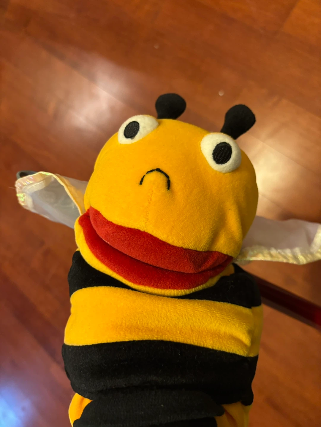 Yellow and Black Bee Plush Toy
