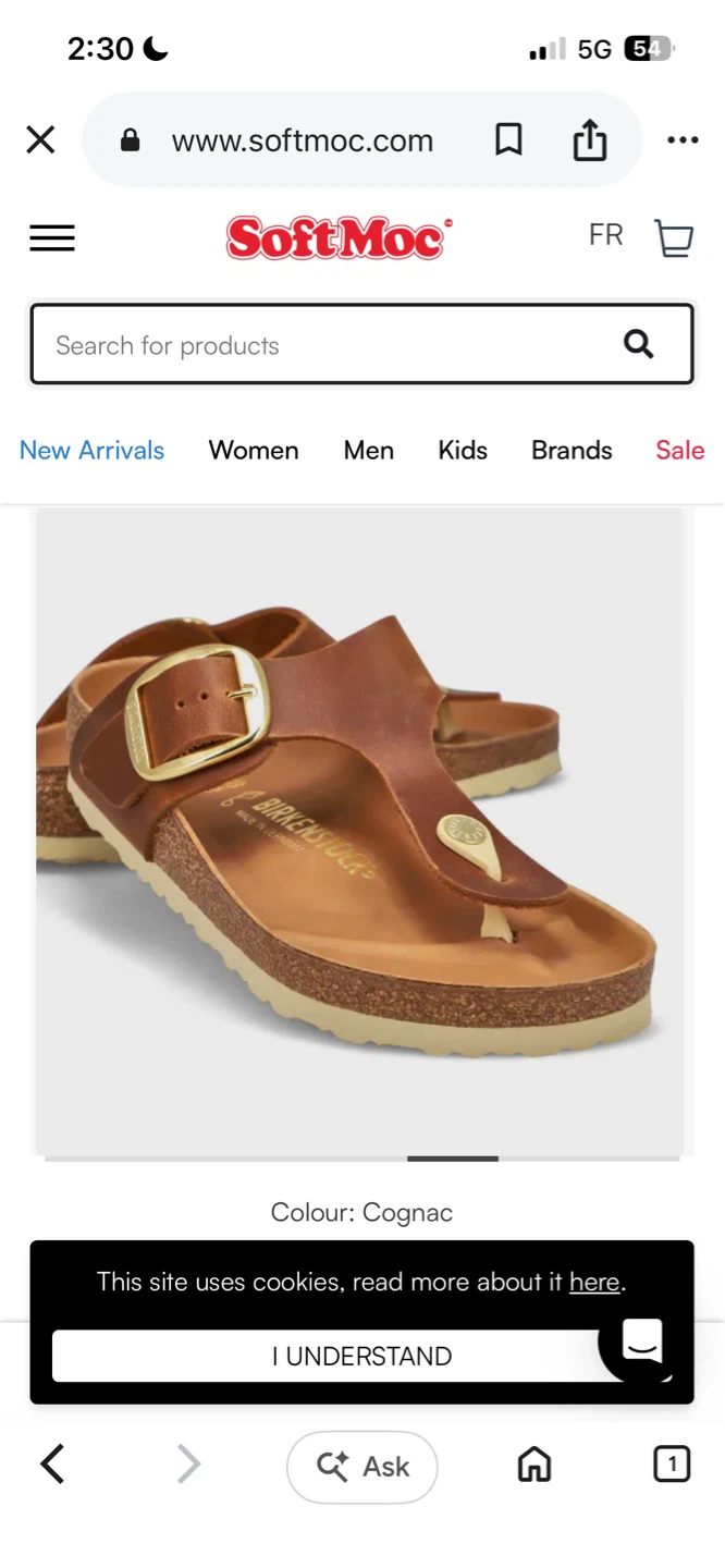 Birkenstock Gizeh Cognac Leather Sandals - photo 5