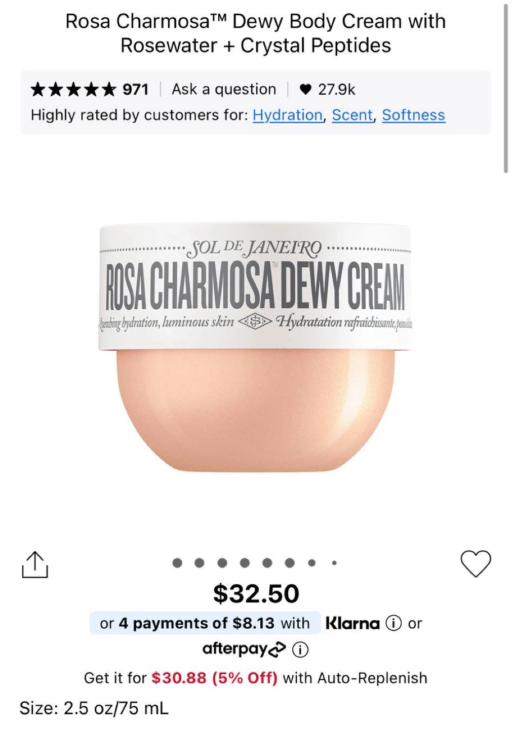 Sol de Janeiro – Rosa Charmosa Dewy Body Cream | Mini - photo 5