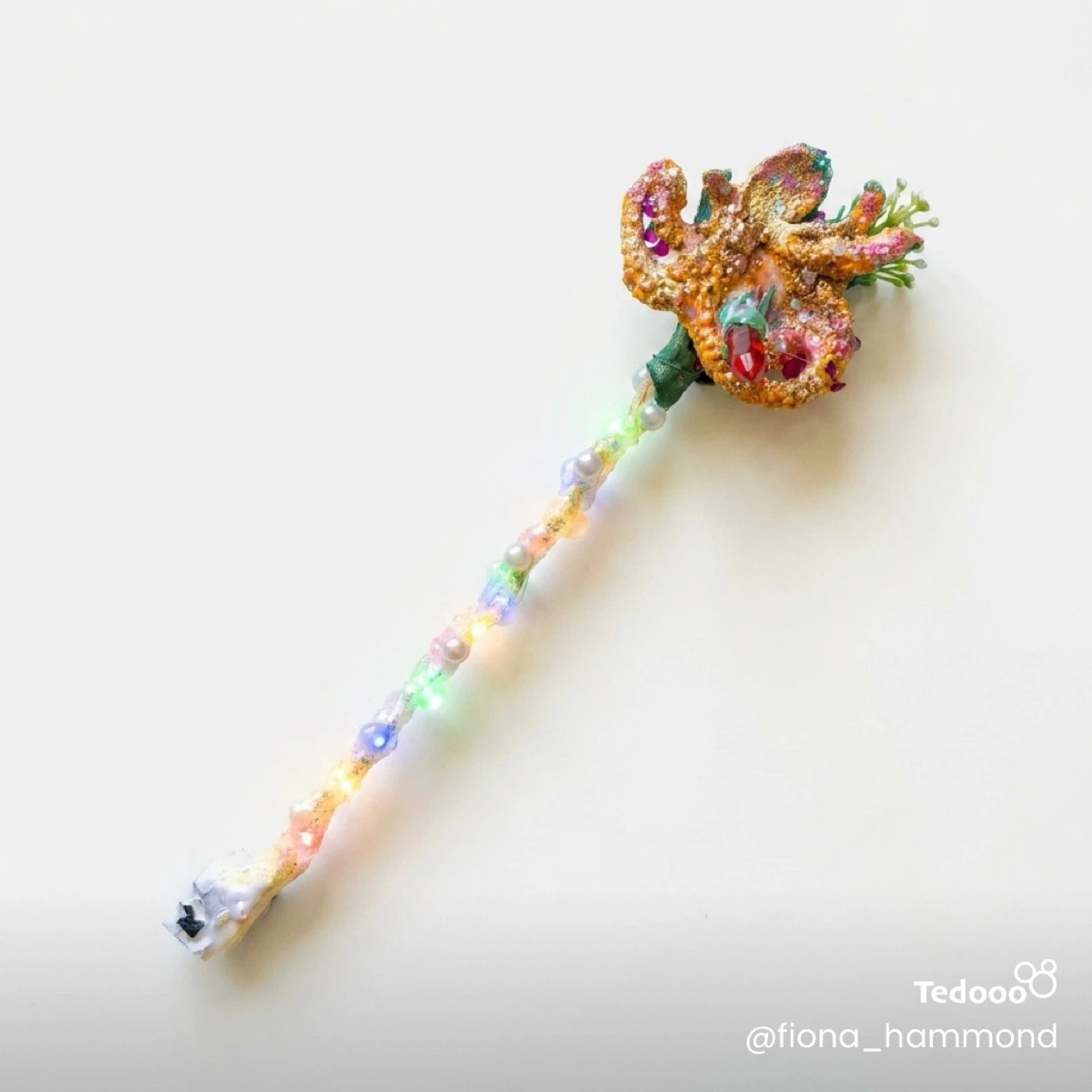 Handmade Octopus Wand with Lights - photo 3