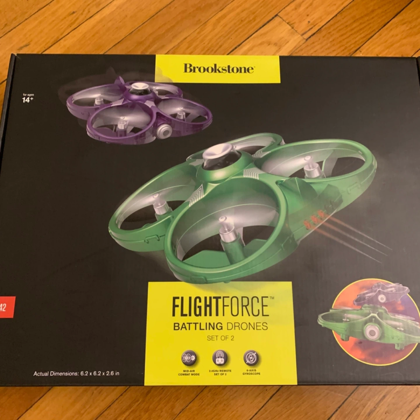 Brookstone FlightForce Battling Drones Set of 2