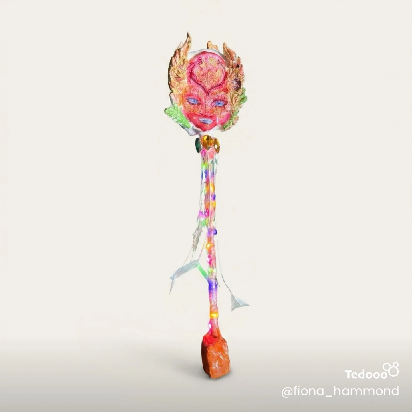 Handmade Festival Wand with Lights - photo 2