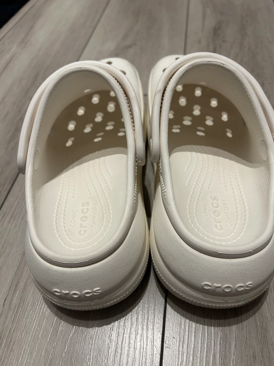 Platform White Crocs - Size women 7 - photo 2