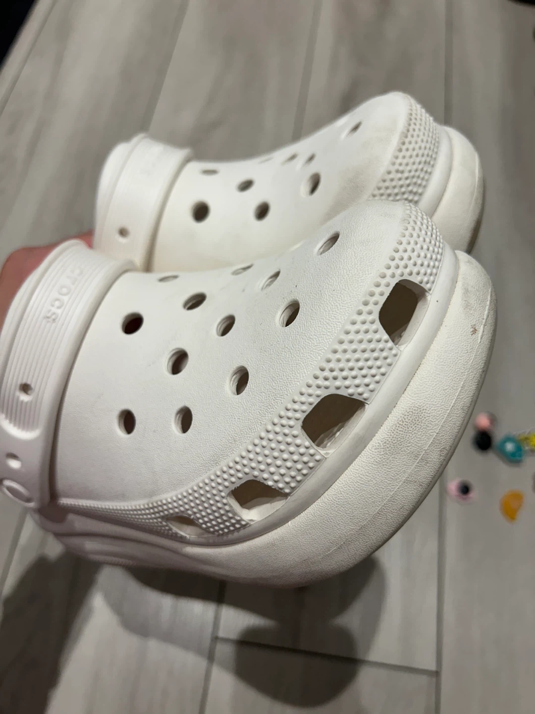 Platform White Crocs - Size women 7 - photo 4