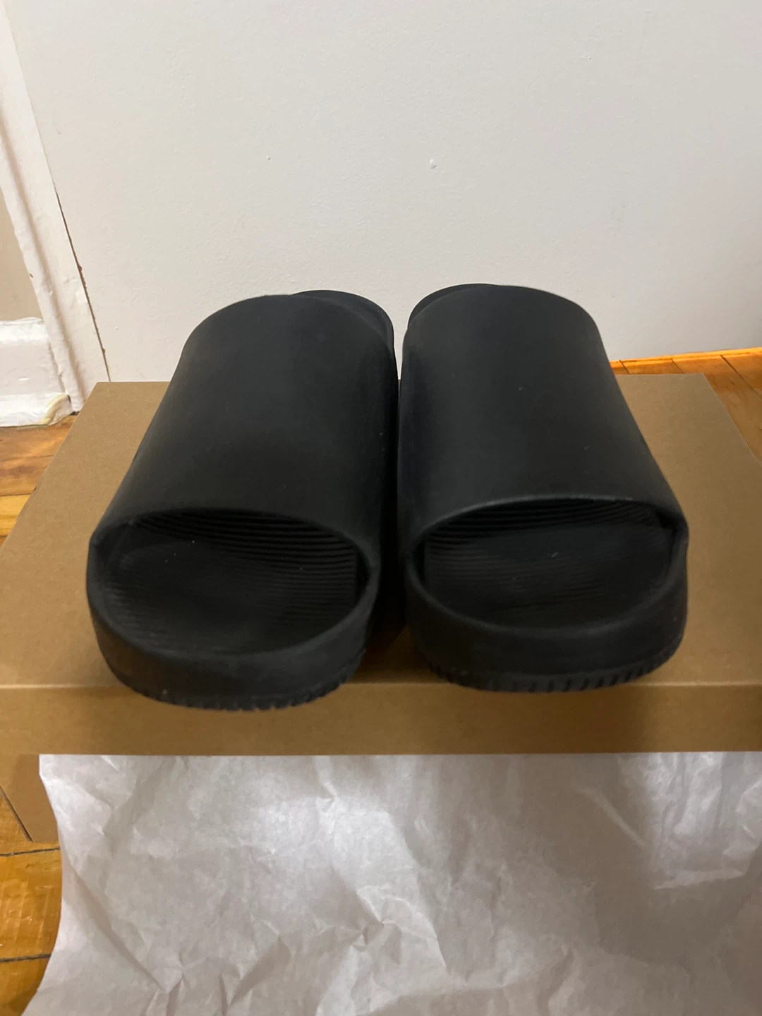 Nike Black Slide Sandals - photo 2