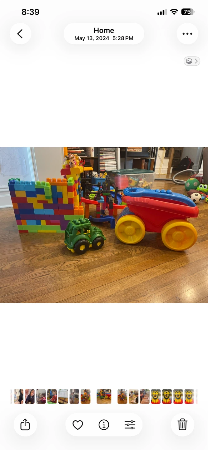 Large Building Blocks and Toy Vehicles Set - photo 2