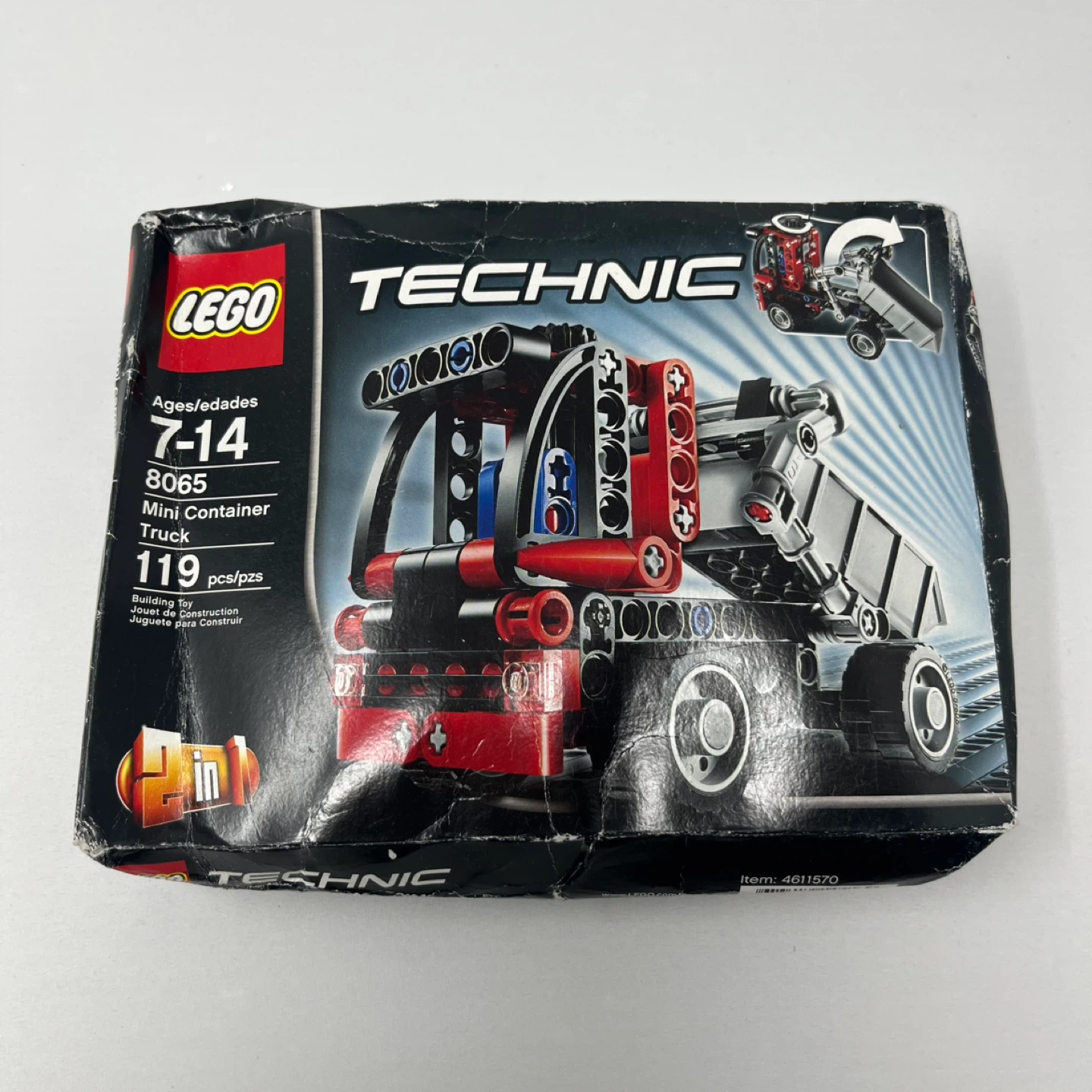 LEGO Technic 8065 Mini Container Truck Building Toy