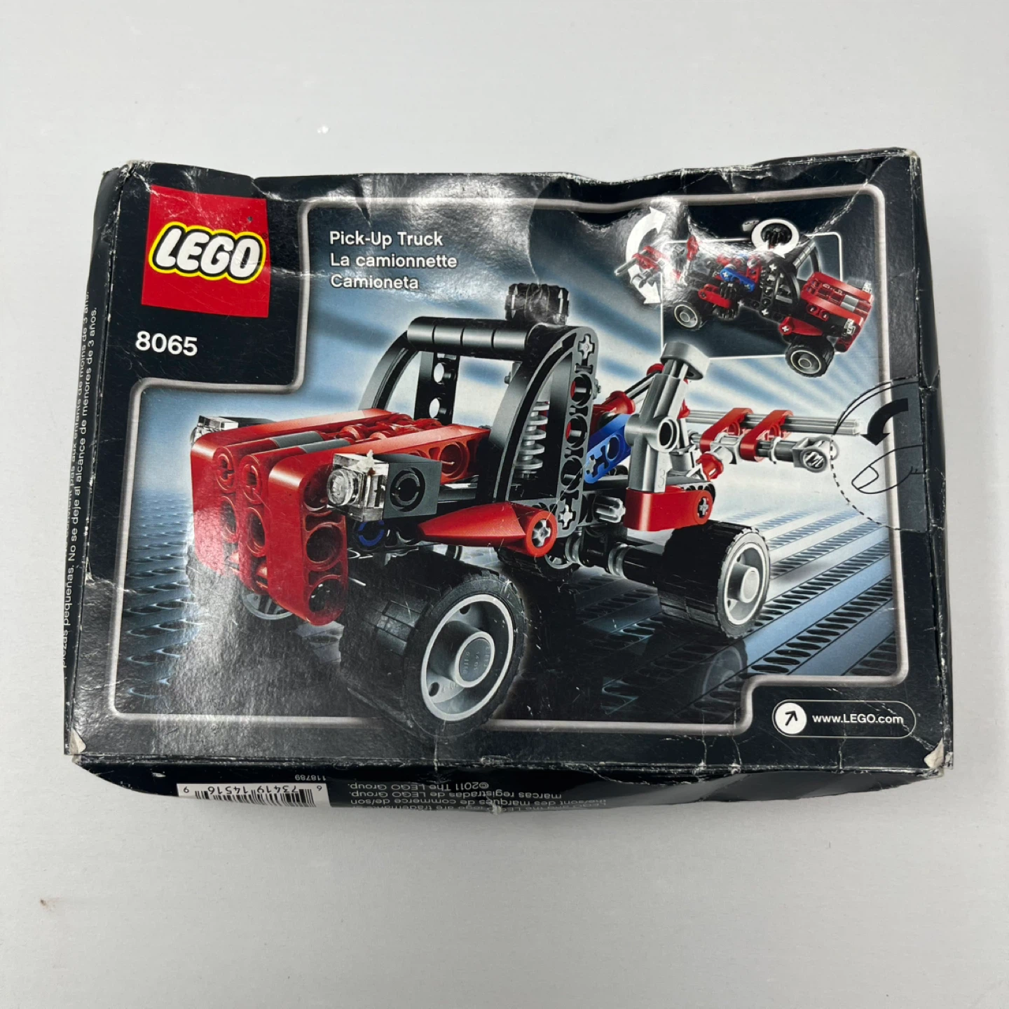 LEGO Technic 8065 Mini Container Truck Building Toy - photo 2