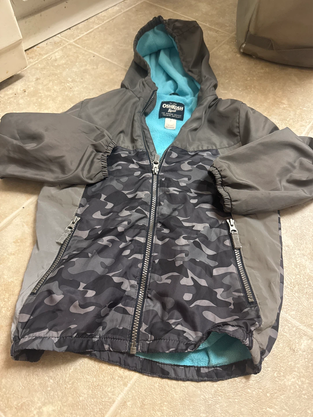 OshKosh B'gosh Boys Camo Hooded Jacket