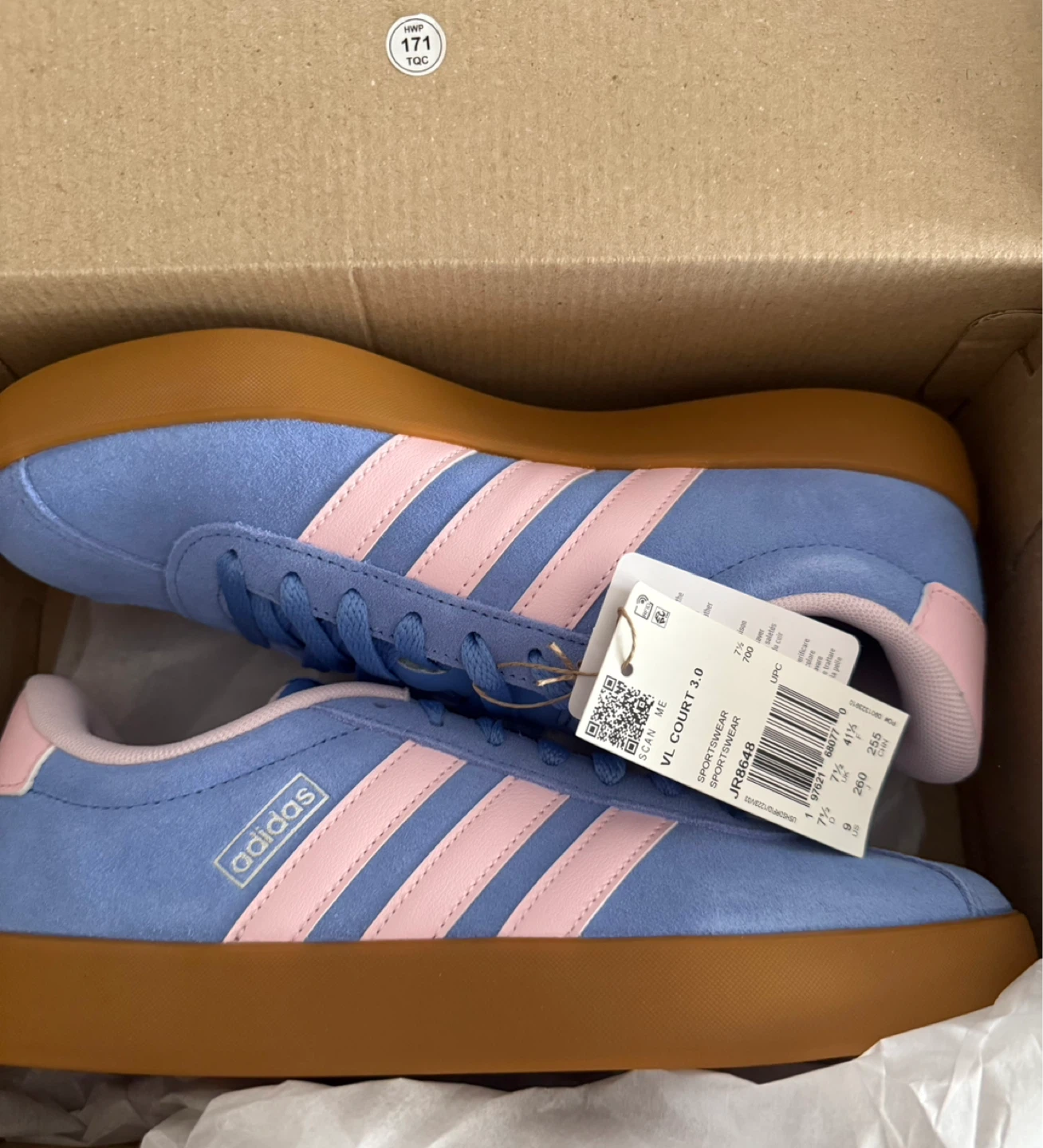 Adidas VL Court 3.0 Women's Shoes Size 8 - photo 2