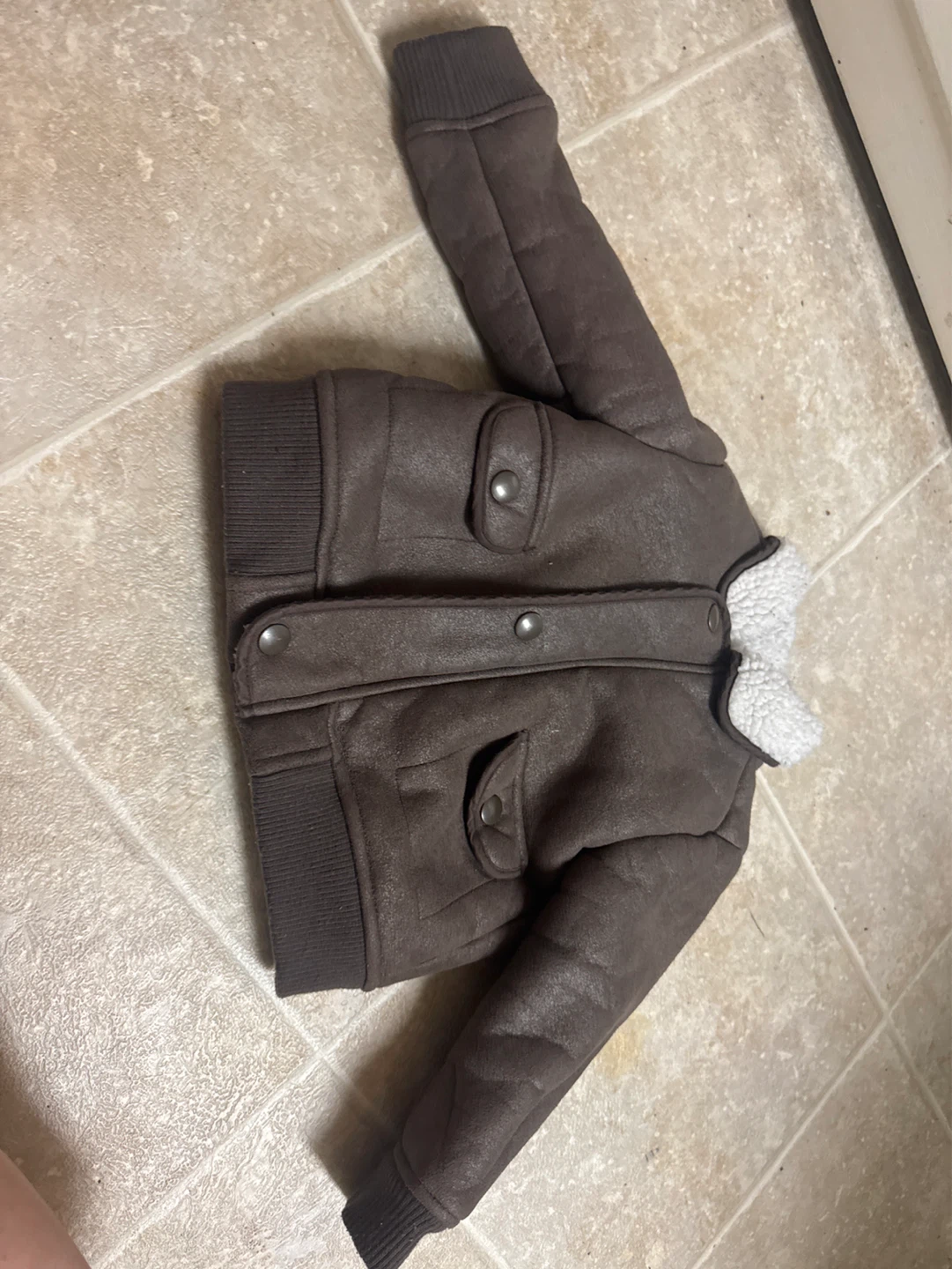 Kids Brown Jacket Size 12-18 Months