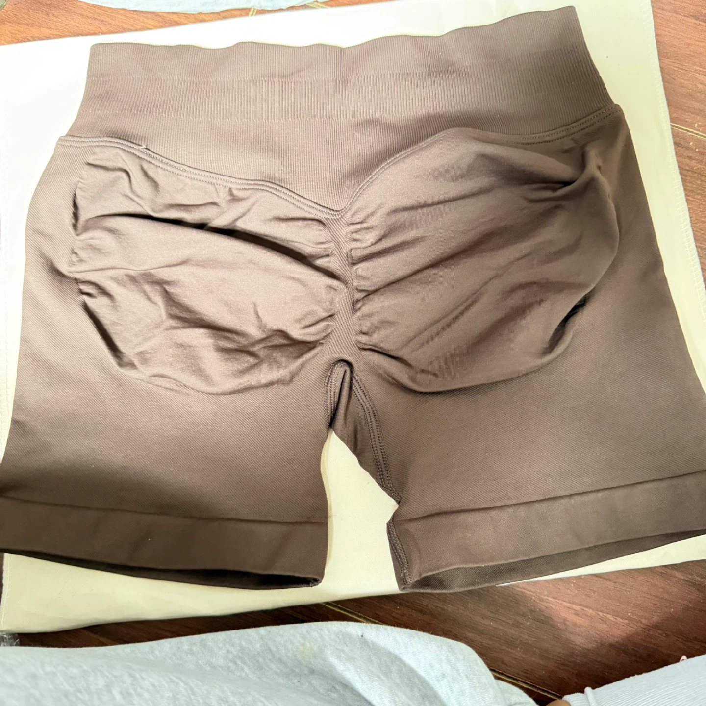 Women's Seamless Workout Shorts with Scrunch Butt - photo 3