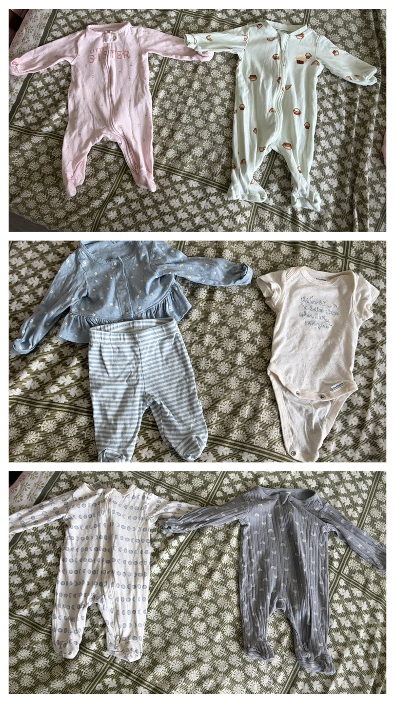 Baby girl 0-3 months cloths Bundle - photo 5
