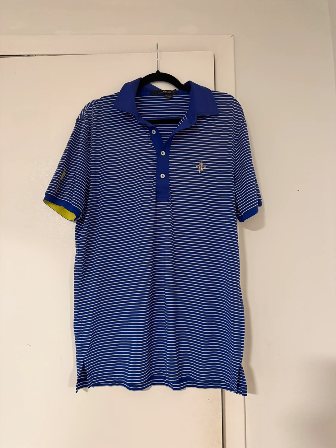 RLX Ralph Lauren Men's Striped Polo Shirt Size L