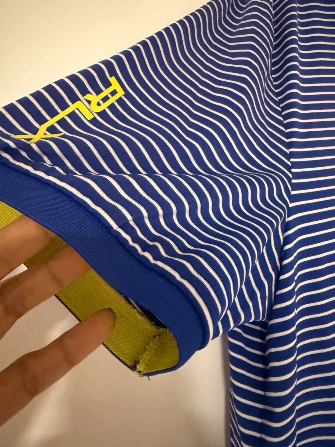 RLX Ralph Lauren Men's Striped Polo Shirt Size L - photo 4
