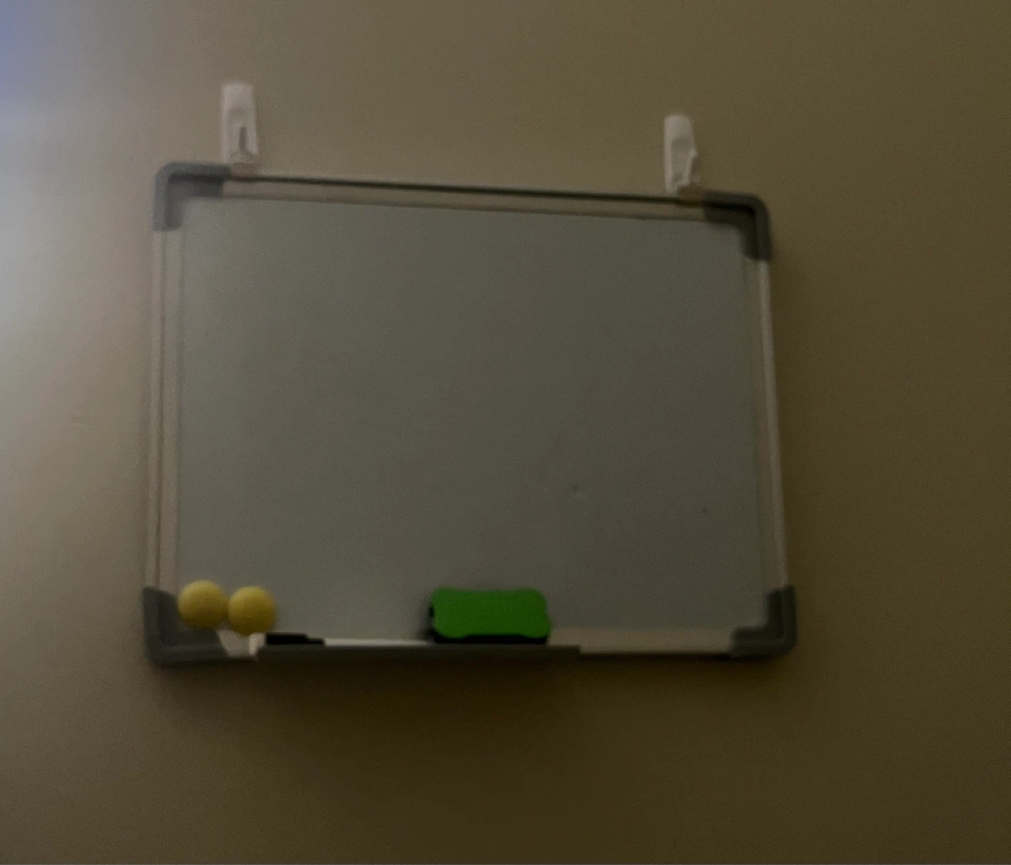 Whiteboard with Magnets and Eraser