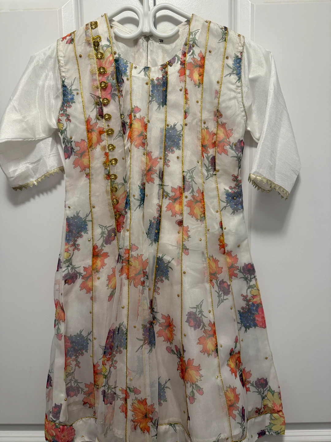 Kids Floral Print Kurti Set - photo 2