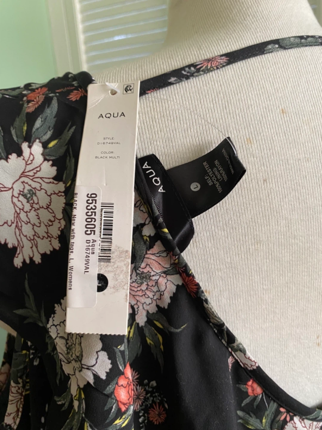 AQUA Floral Print Midi Dress - photo 4
