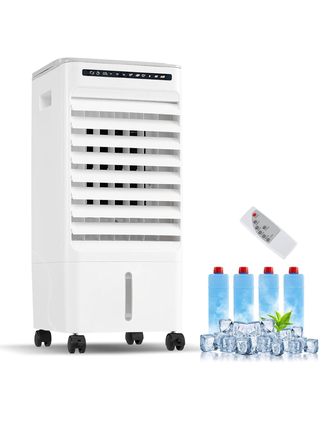 Portable Air Cooler with Remote and 4 Cooling Packs